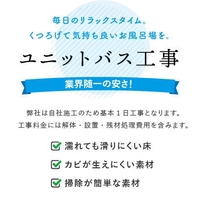 ユニットバス